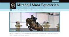 Desktop Screenshot of mitchellmoorequestrian.co.uk